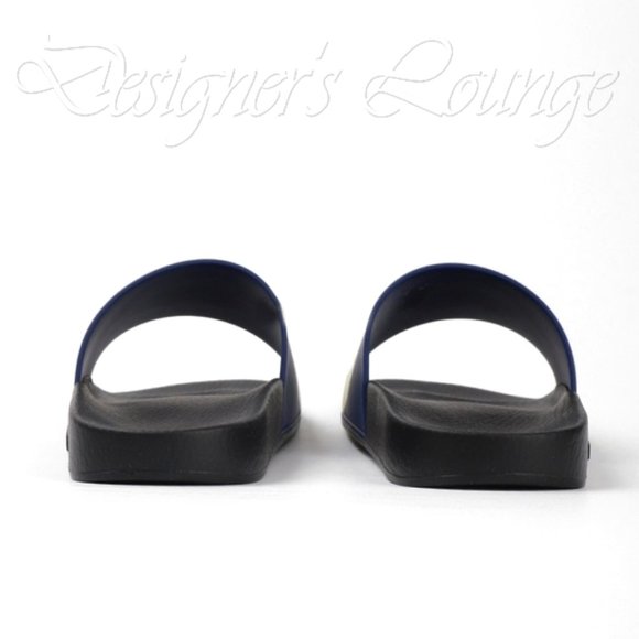 SOLD! NEW GUCCI Interlocking GG Logo Rainbow Slides 9 G / US 9.5 Flip Flops - Picture 11 of 13